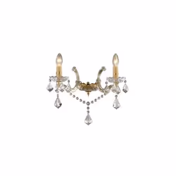 Ideal Lux FLORIAN AP2, Surfaced, 2 bulb(s), E14, IP20, Gold
