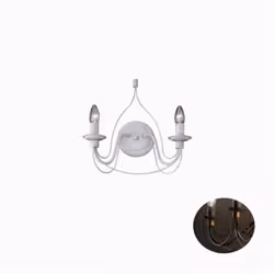 Ideal Lux CORTE AP2, Surfaced, 2 bulb(s), E14, IP20, Brown