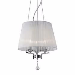 Ideal Lux PEGASO SP3, 3 bulb(s), E14, IP20, Chrome, White