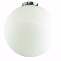 Ideal Lux MAPA PL1 D40, 1 bulb(s), E27, IP20, Nickel, White