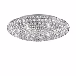 Ideal Lux KING PL9, 9 bulb(s), Halogen, G9, IP20, Chrome