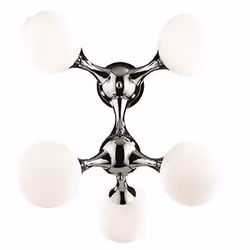 Ideal Lux Nodi PL5, Surfaced, Round, 5 bulb(s), E14, IP20, Chrome