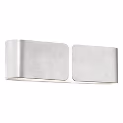 Ideal Lux CLIP AP2 SMALL, Surfaced, 2 bulb(s), E27, IP20, Silver