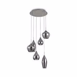 Ideal Lux Soft sp6, 6 bulb(s), E14, IP20, Chrome