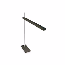 Ideal Lux Gru tl, Black, Silver, Metal, IP20, II, 1 bulb(s), 6.3 W