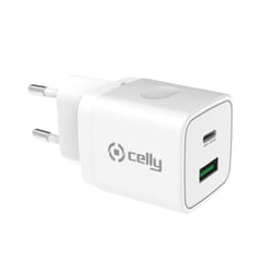 Celly TC2USBUSBC20WWH mobile device charger Smartphone, Smartwatch, Tablet White AC Indoor