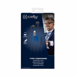 Celly UP1100TYPEC Headphones Wired In-ear Calls/Music USB Type-C Black - Additional view 4