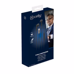 Celly UP1100TYPEC Headphones Wired In-ear Calls/Music USB Type-C Black - Additional view 5