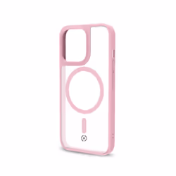 Celly Magmatt mobile phone case 15.5 cm (6.1") Cover Pink, Transparent