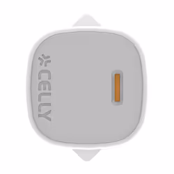 Celly UPTC1USBC20WCTL mobile device charger Digital camera, Microphone, Smartphone, Smartwatch, Tablet, Telephone White USB Indoor - Additional view 3