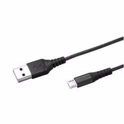 Celly USBMICRONYLBK, 1 m, USB A, Micro-USB A, Black