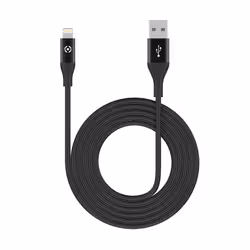 Celly USBLIGHTCOLORBK lightning cable 1 m Black