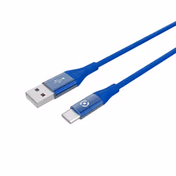 Celly USBTYPECCOLORBL, 1 m, USB A, USB C, USB 2.0, Blue