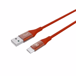 Celly USBTYPECCOLORRD, 1 m, USB A, USB C, USB 2.0, Red