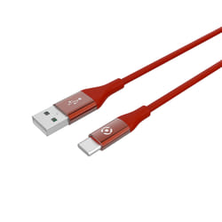 Celly USBTYPECCOLORRD USB cable USB 2.0 1 m USB A USB C Red