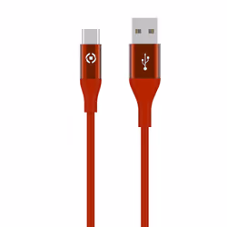 Celly USBTYPECCOLORRD USB cable USB 2.0 1 m USB A USB C Red