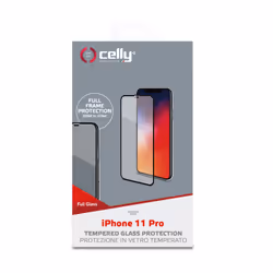 Celly FULLGLASS1000BK mobile phone screen/back protector Clear screen protector Apple 1 pc(s)