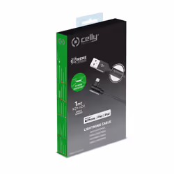 Celly USBLIGHTLSHBK mobile phone cable Black 1 m USB A Lightning - Additional view 4
