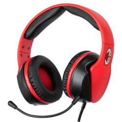 Qubick AC Milan Headset Wired Head-band Gaming Red