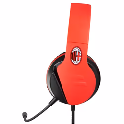 Qubick AC Milan Headset Wired Head-band Gaming Red
