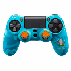 Take-Two Interactive Controller Kit Euro 2020, PlayStation 4, Gaming controller case, Turquoise, Silicone, Sony, 1 pc(s)