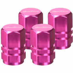 Simoni Racing CAPS2/P Exagonal Valve Caps, Pink