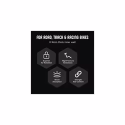 Heavy Duty Inner Tube: Black 700X28-42" Pv Rvc 48