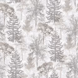 Evergreen Wallpaper White and Grey Interior Living Room Decor Wall Sticker