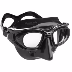 cressi Freediving 2-Flat Lens Mask - Low Internal Volume - Perfect Vis