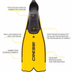 Cressi Rondinella  Yellow  35/36