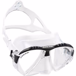 Cressi Matrix Dive Mask - Clear/Frame Aquamarine