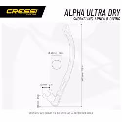 Unisex Ultra Dry/Epsilon Dry Spe - Ideal for Snorkelling Apnea and Diving, Black/Silver, One Size UK