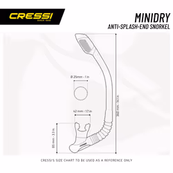 Cressi Mini Dry  Clear/Yellow