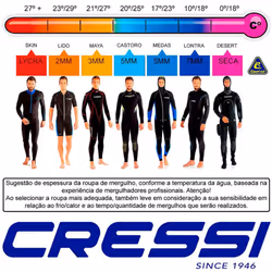 Cressi Lido 2 mm Man  Black/Blue  3XL