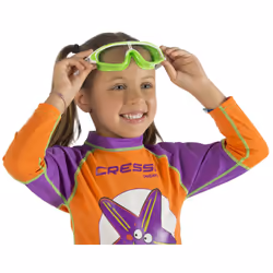 Cressi Kid's Baloo Swim Goggle Mask, Made in Italy, 2/7 Years