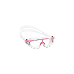 Kids' Baloo Swimming Goggles, Pink/White, Clear Lens