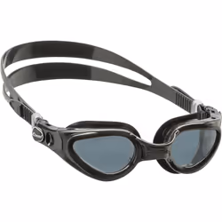 Right Goggles Black/Smoked Lens - Adult Goggles for Swimming, Pool and Water Sports, Anti Fog 100% Anti UV, Black/Smoked Lens ...
