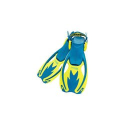 Childrens Rocks Snorkeling Fins BlueLime S M UK