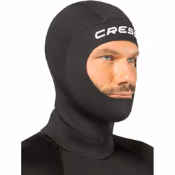 Cressi Solo Hood w/Bib 2 mm  Black  XL