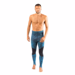 Cressi Hunter Rash Guard Pants Camo Blue XL