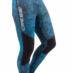 Cressi Hunter Rash Guard Pants  Camo Blue  XL