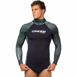 Cressi unisex adult Pant Rash Guards Camo Green Large US