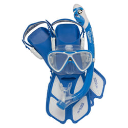 Cressi Mini Bonete Pro Dry Set  Blue/White  S/M
