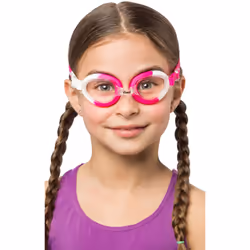 Cressi Starfish  White/Pink  Adjustable Safety Swim Goggles for Kids