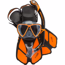 Cressi Bonete Pro Set Black/Orange L/XL