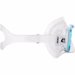 Perla Mask - Separate Glass Mask for Fishing, Freediving, Snorkelling and Diving, Unisex Adult, Transparent/Aquamarin, One Size
