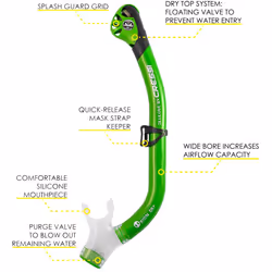 Cressi Tonga Pro Dry Set  Lime  L/XL
