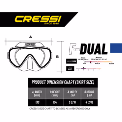 Cressi F-Dual & Supernova Dry  White/Pink
