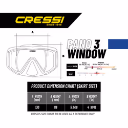 Cressi Pano 3  Black/Purple