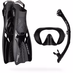 Cressi Musa Explorer Set Snorkeling Sets Black S/M